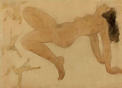 Artwork Title: Danseuse nue vers