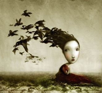 Artwork Title: Crows