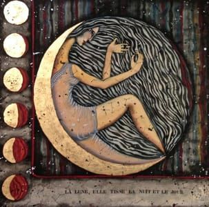 Artwork Title: La lune, elle tisse ...