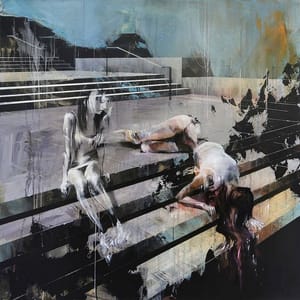 Artwork Title: Plaza Downfall
