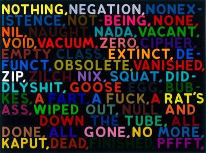 Artwork Title: Nothing