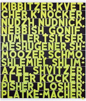 Artwork Title: The Joys of Yiddish