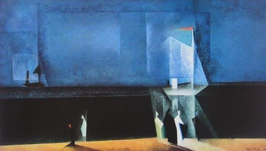 Artwork Title: Marine Blau