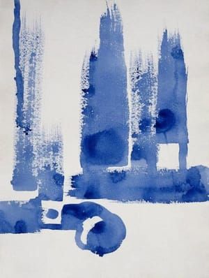Artwork Title: Blue Shapes