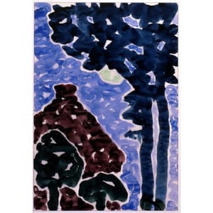 Artwork Title: House with Tree-Red