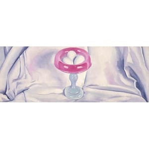 Artwork Title: 3 Eggs in Pink Dish