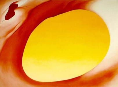 Artwork Title: Pelvis Series, Red with Yellow
