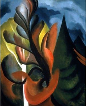 Artwork Title: Maple and Cedar, Lake George