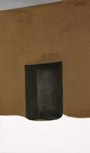 Artwork Title: Black Door with Snow II