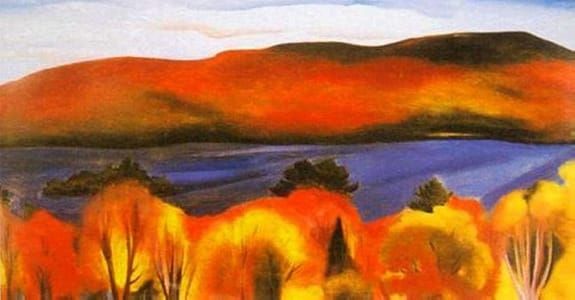 Artwork Title: Lake George, Autumn
