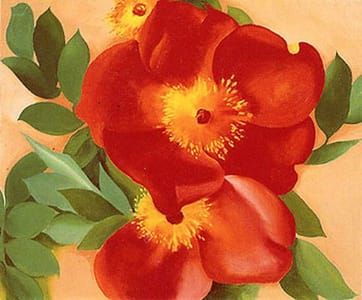 Artwork Title: Two Austrian Copper Roses III