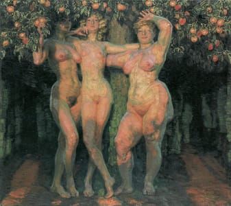 Artwork Title: Autumn Sun, Three Goddesses