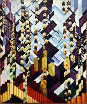Artwork Title: Colour Panes Winter Recollection