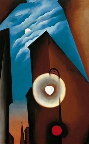 Artwork Title: New York With Moon