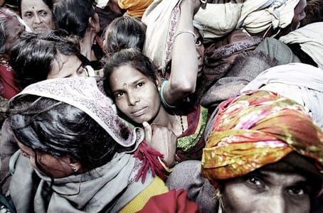 Artwork Title: The Flow Of Life - Maha Kumbh Mela