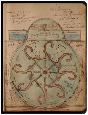 Artwork Title: Page from Dellschau personal diary