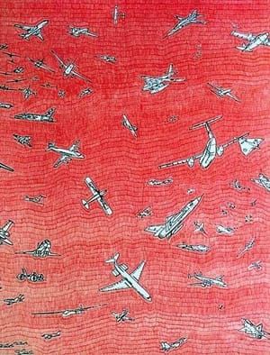 Artwork Title: Aerei (detail)