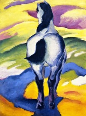 Artwork Title: Blue Horse II or Blaues Pferd II