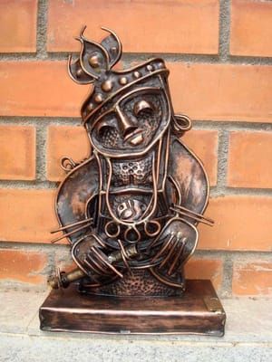 Artwork Title: Guruvayur Appan Copper