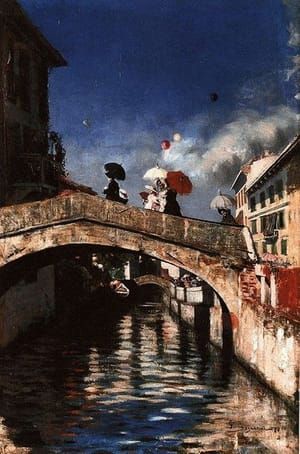 Artwork Title: Naviglio a Ponte San Marco