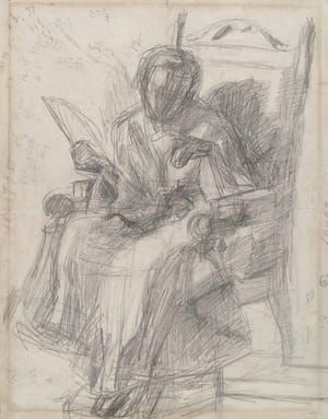 Artwork Title: Study for Painting Kathrin