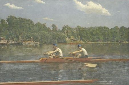Artwork Title: The Biglin Brothers Racing