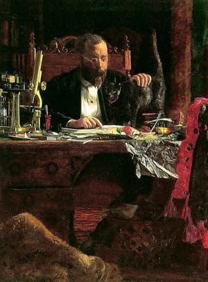 Artwork Title: Portrait of Professor Benjamin H. Rand
