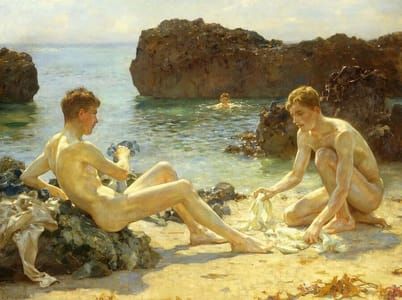 Artwork Title: The Sun Bathers