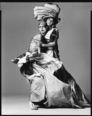 Artwork Title: Malgosia Bela And Gisele Bündchen, Dresses By Dior Couture