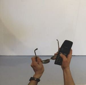 Artwork Title: 50 Azioni. Occhiali e cellulare, 1962