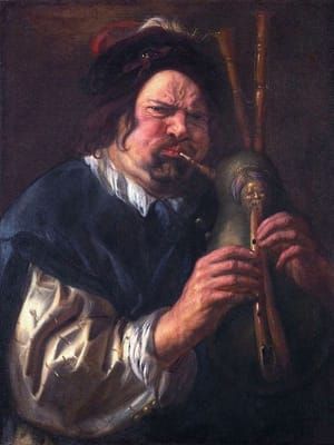 Artwork Title: Self Portrait as a Bag Pipe Player