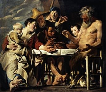Artwork Title: Le satyre et le paysan