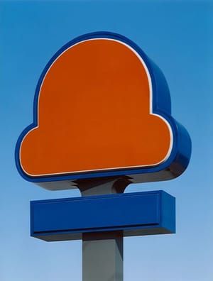 Artwork Title: Blau Orange
