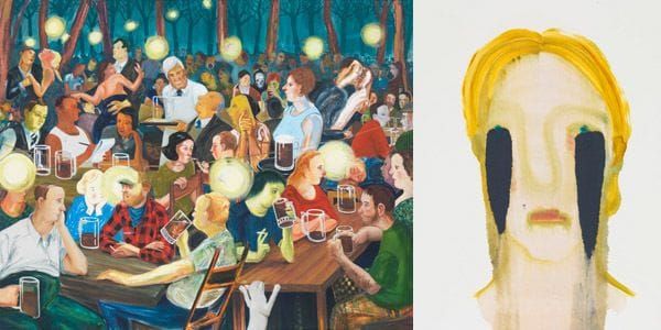 Artwork Title: Brooklyn Biergarten Ii + Untitled