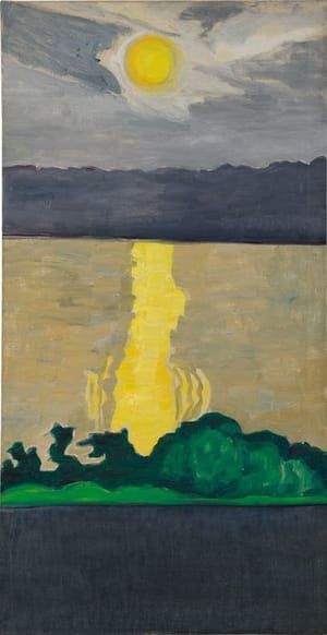 Artwork Title: Sunset Riverside Drive