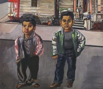 Artwork Title: Dominican Boys On 108th Street