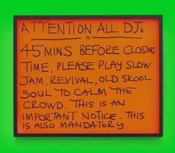 Artwork Title: Attention All Djs