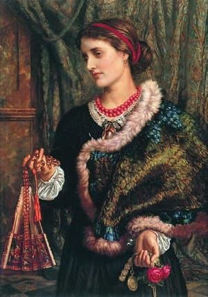 Artwork Title: The Birthday (A Portrait Of The Artist's Wife, Edith)