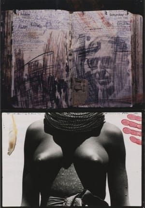 Artwork Title: Diary Page (July 18-19) and Young Bride in Turkanaland (Diptych)