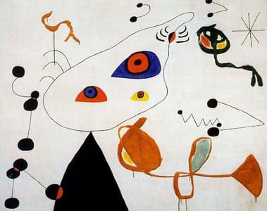 Artwork Title: Woman and Bird in the Night