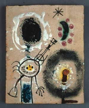 Artwork Title: (untitled) Polychrome Earthenware