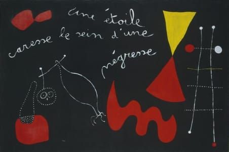 Artwork Title: A Star Caresses the Breast of a Negress (Painting Poem)