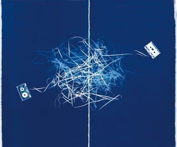 Artwork Title: Mashup (diptych With Two Cassettes)