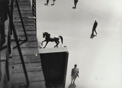 Artwork Title: El at Columbus and Broadway, New York City