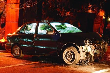 Artwork Title: Untitled Broken Car