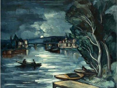 Artwork Title: Chatou, la nuit