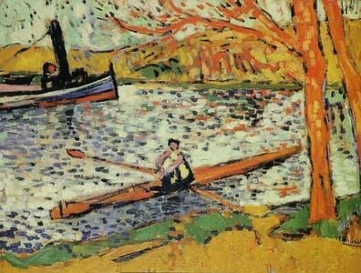 Artwork Title: La Périssoire à Chatou