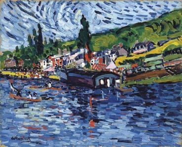 Artwork Title: Les régates à Bougival