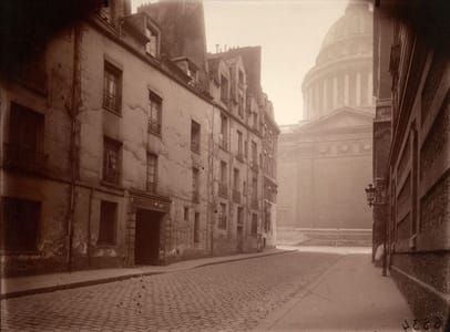 Artwork Title: Coin de la rue Valette et Panthéon