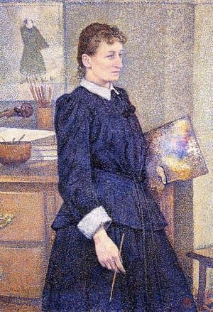 Artwork Title: Anna Boch in Her Studio